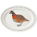 bobwhite quail oval plate
