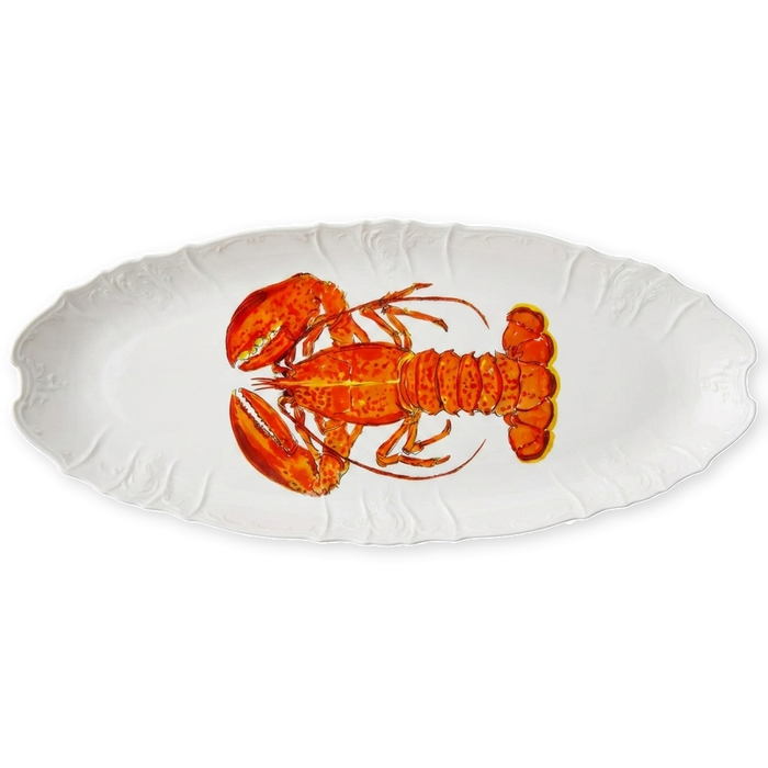 red lobster oval platter