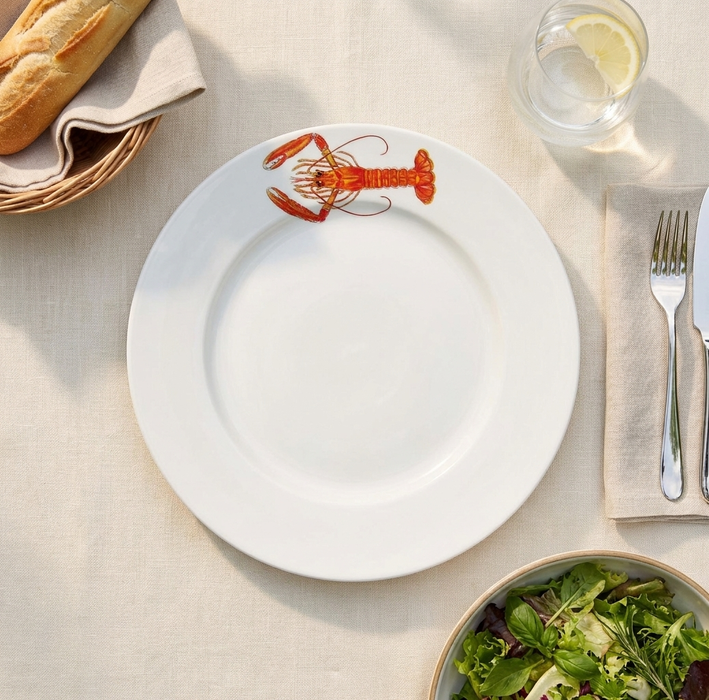 Richard Bramble Langoustine 26cm Plate lifestyle