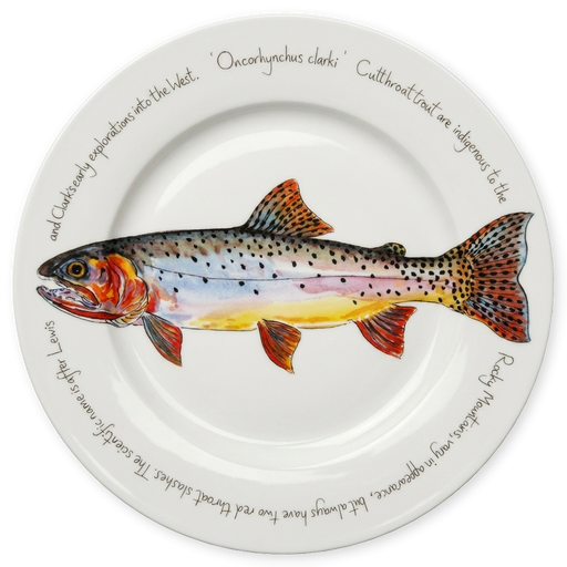 Cutthroat Trout 30cm Plate
