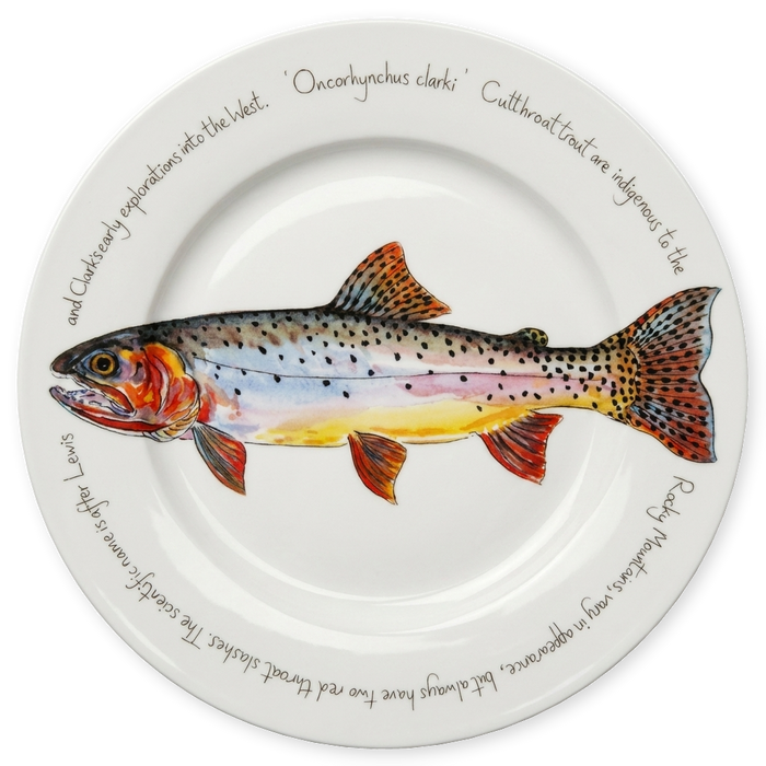 Cutthroat Trout 30cm Plate