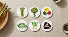 Kitchen Garden Coaster Set lifestyle