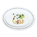 Almonds 39cm (15.4") Oval Plate with TEXT