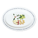 almonds oval plate