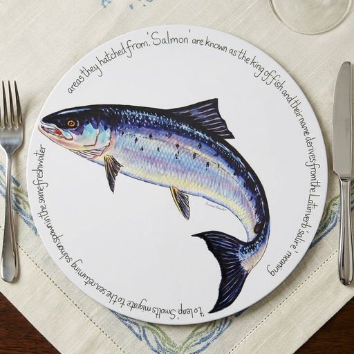 Salmon tablemat