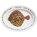 turbot oval plate