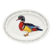 wood duck oval plate