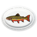 Brook Trout 39cm (15.4") Oval Plate