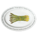 asparagus oval plate
