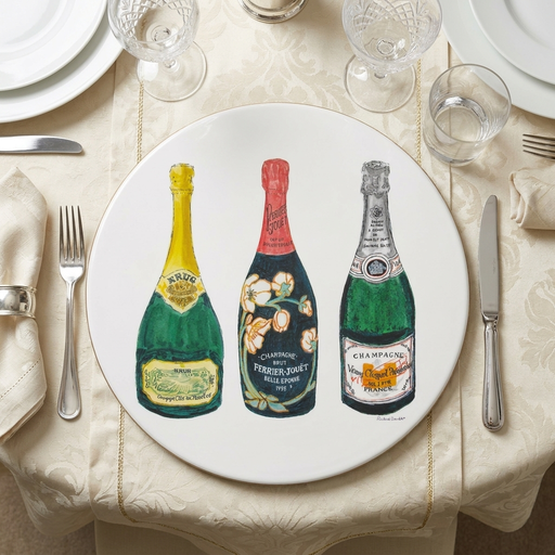 Champagne tablemat