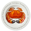 Crab 30cm Deep Rimmed Plate