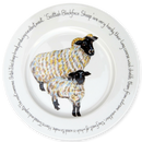 Blackface Sheep 30cm Flat Rimmed Plate