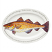 Cod 39cm oval plate