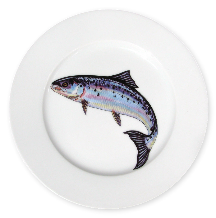 Richard Bramble Salmon 19cm Plate