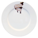 Blackface Sheep 26cm Flat Rimmed Plate