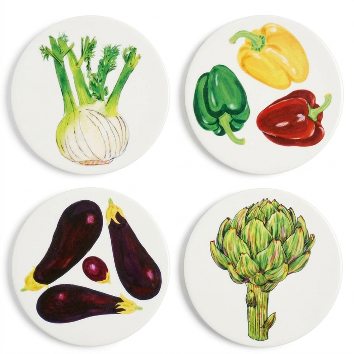 Vegetables Gift Coaster Pack