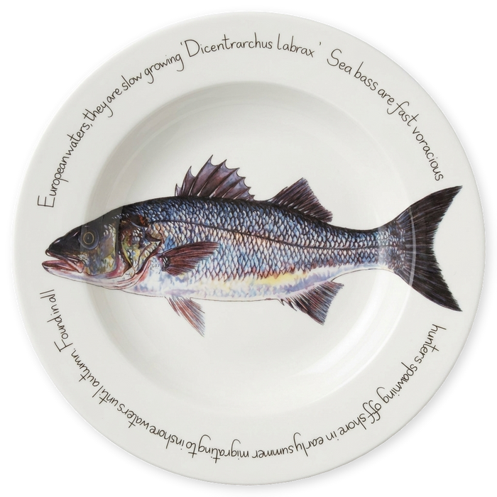 Sea Bass 30cm Plate