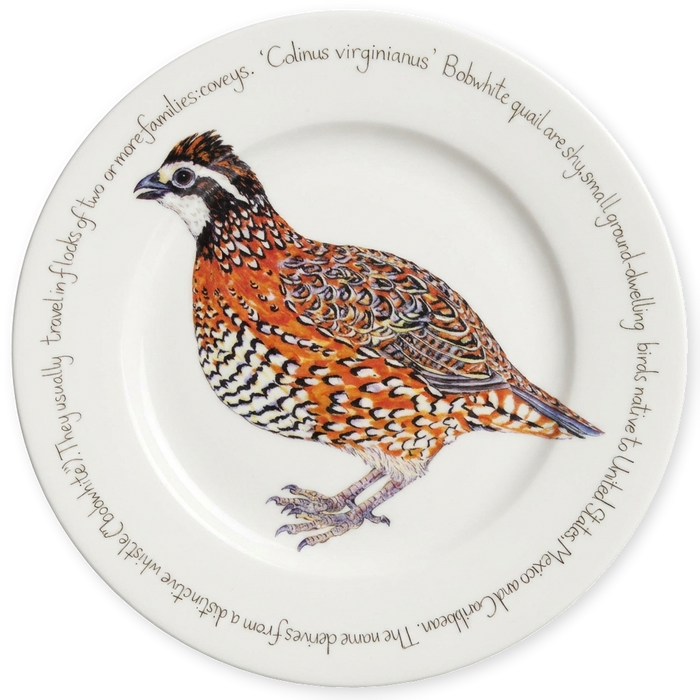 Bobwhite Quail 30cm Plate