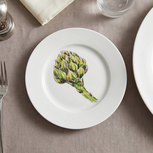Richard Bramble Artichoke 19cm Plate lifestyle