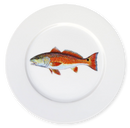 Red Drum 19cm Flat Rimmed Plate