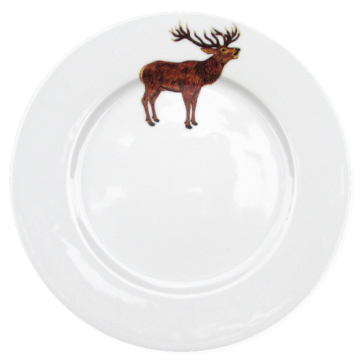Richard Bramble Stag Roaring 26cm Plate