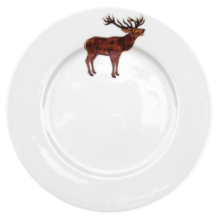 Richard Bramble Stag Roaring 26cm Plate