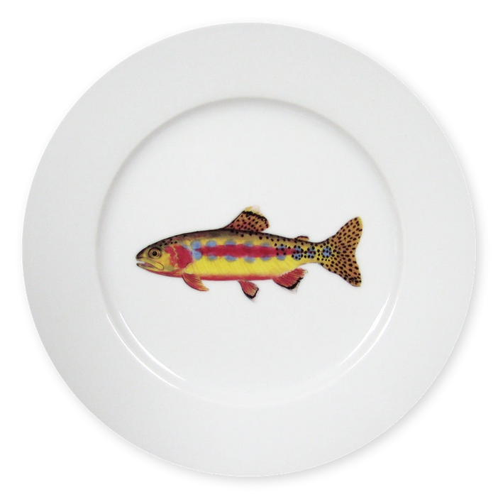 Richard Bramble Golden Trout 19cm Plate