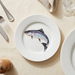 Richard Bramble Salmon 19cm Plate lifestyle