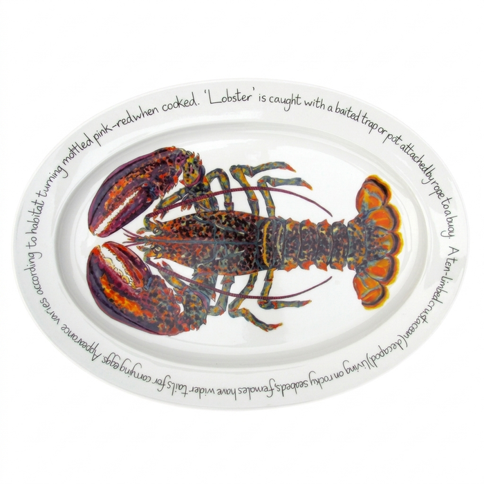 North American Lobster 39cm oval plate