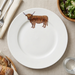 Richard Bramble Highland Cow 26cm Plate lifestyle