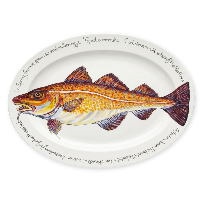 cod oval plate