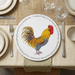 Cockerel tablemat