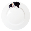 Saddleback Pig 26cm Flat Rimmed Plate