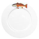 Red Drum 26cm Flat Rimmed Plate