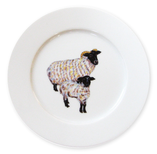 Richard Bramble Blackface Sheep 19cm Plate