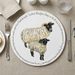 Blackface sheep tablemat