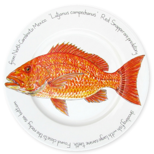 Red Snapper 30cm Plate
