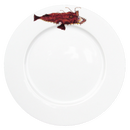 Monkfish 26cm Flat Rimmed Plate