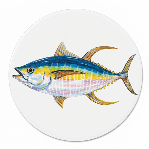 Yellowfin Tuna Coaster
