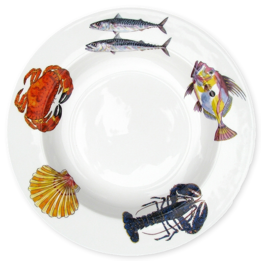 Fish Shellfish 30cm Plate