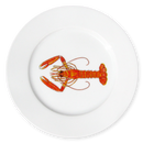 Langoustine 19cm Flat Rimmed Plate