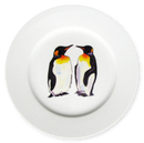 King Penguin 19cm Flat Rimmed Plate