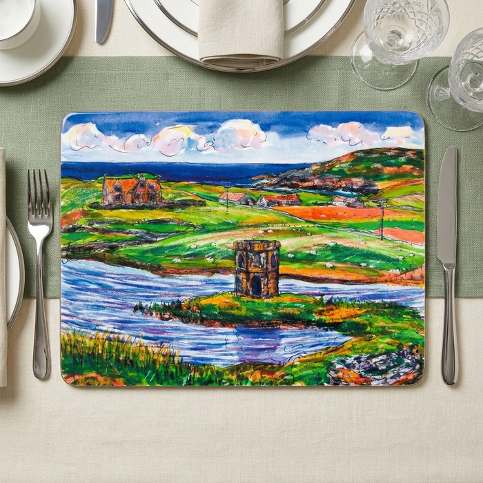 Scolpaig tower tablemat