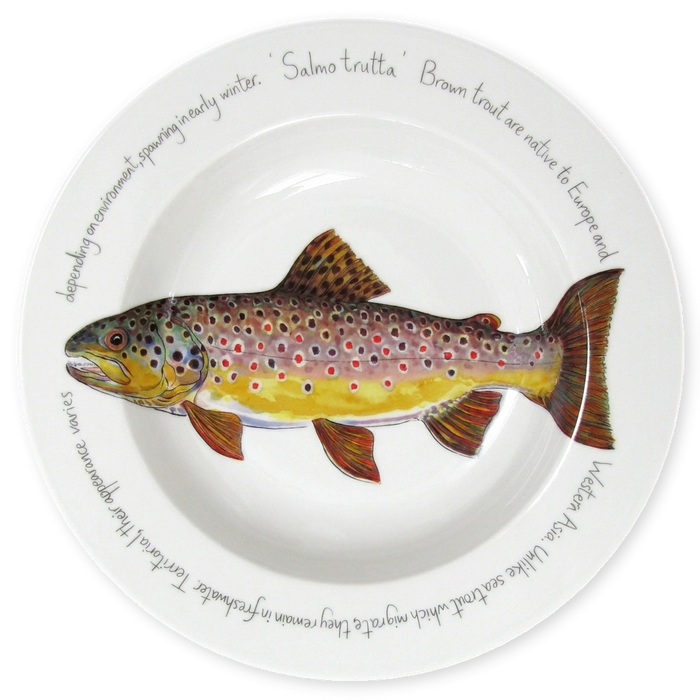Brown Trout 30cm Plate