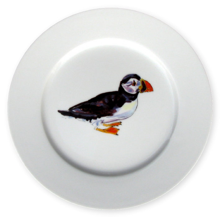 Richard Bramble Puffin Walking 19cm Plate