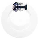 Blue Lobster 26cm Flat Rimmed Plate
