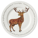 Stag Standing 30cm Flat Rimmed Plate