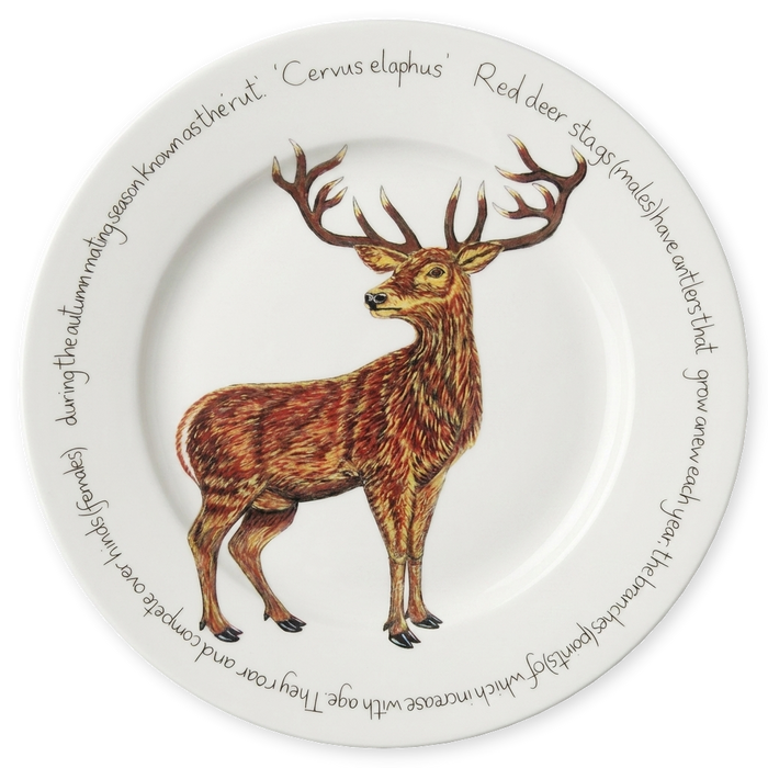 Stag Standing 30cm Plate