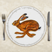 Hare running tablemat