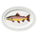 Brown Trout 39cm oval plate